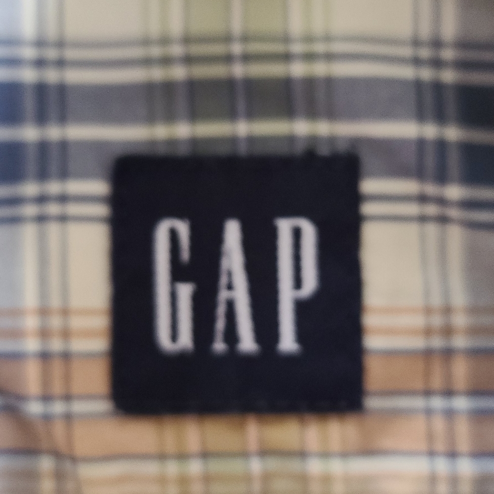 Gap Plaid Button Down Size Large - image 5